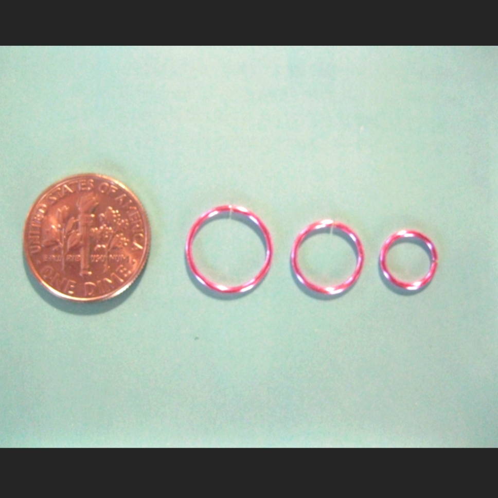 3 Nose Ring Hoops